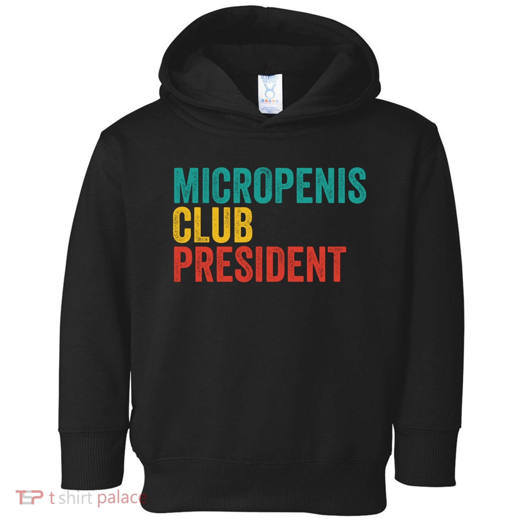 Micropenis Club President Funny Meme Sarcastic Stupid Cringe Toddler Hoodie