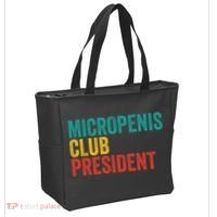 Micropenis Club President Funny Meme Sarcastic Stupid Cringe Tote Bag thumb 2