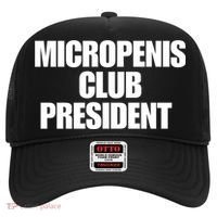 Micropenis Club President Funny Meme Sarcastic Stupid Cringe Hat thumb 0