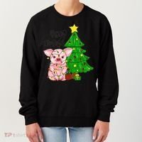 Merry Christmas Pig Funny Pigs Christmas Xmas Women's Sweatshirt thumb 0