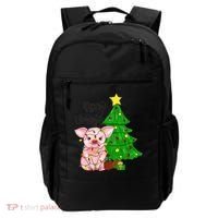 Merry Christmas Pig Funny Pigs Christmas Xmas Backpack thumb 0