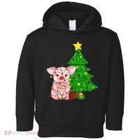 Merry Christmas Pig Funny Pigs Christmas Xmas Toddler Hoodie thumb 0
