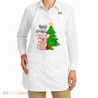 Merry Christmas Pig Funny Pigs Christmas Xmas Apron thumb 2