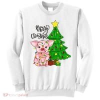 Merry Christmas Pig Funny Pigs Christmas Xmas Sweatshirt thumb 0