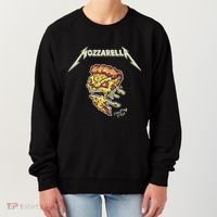 Mozzarella Creeping Pizza Foodie Chef Baker Cook Heavy Women's Sweatshirt thumb 0