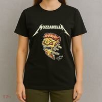 Mozzarella Creeping Pizza Foodie Chef Baker Cook Heavy T-Shirt thumb 4