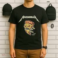 Mozzarella Creeping Pizza Foodie Chef Baker Cook Heavy T-Shirt thumb 6