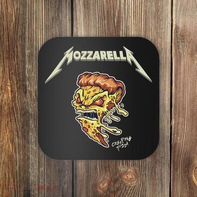Mozzarella Creeping Pizza Foodie Chef Baker Cook Heavy Coaster