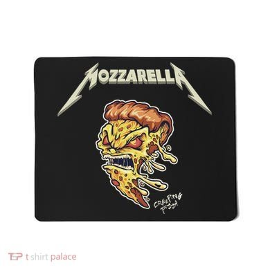 Mozzarella Creeping Pizza Foodie Chef Baker Cook Heavy Mousepad