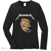 Mozzarella Creeping Pizza Foodie Chef Baker Cook Heavy Women's Long Sleeve Shirt thumb 0