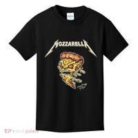 Mozzarella Creeping Pizza Foodie Chef Baker Cook Heavy Kids T-Shirt thumb 0