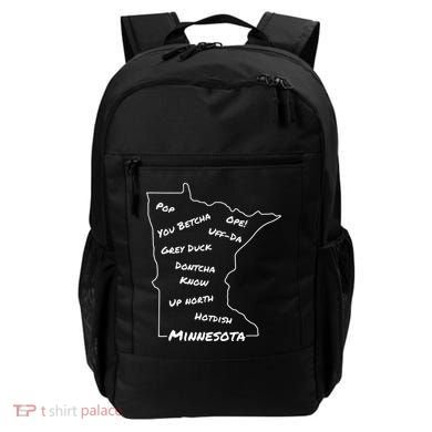 Minnesota Common Phrase Funny Midwestern Design Backpack