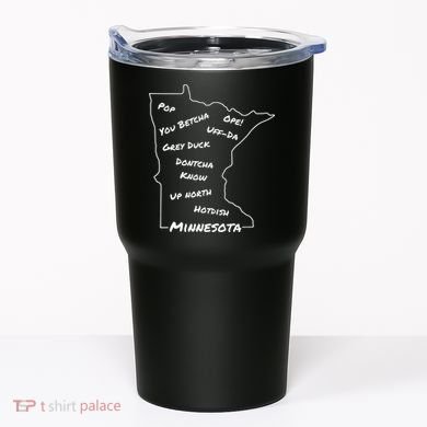 Minnesota Common Phrase Funny Midwestern Design Tumbler