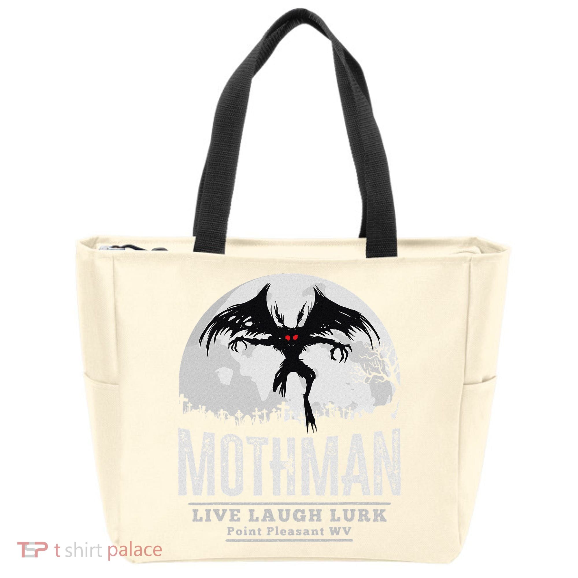 Mothman Cryptid Point Pleasant cryptozoology Halloween Tote Bag