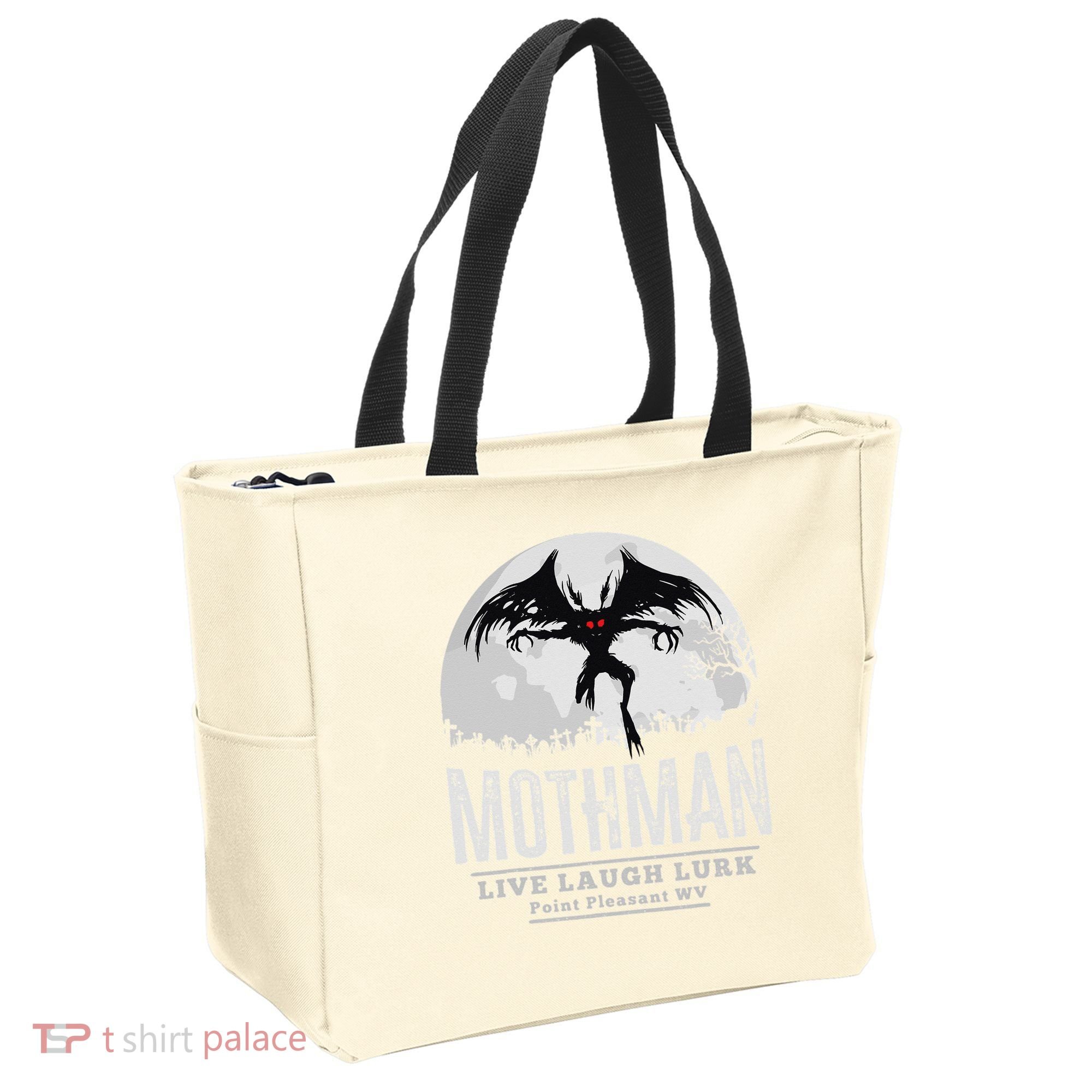 Mothman Cryptid Point Pleasant cryptozoology Halloween Tote Bag