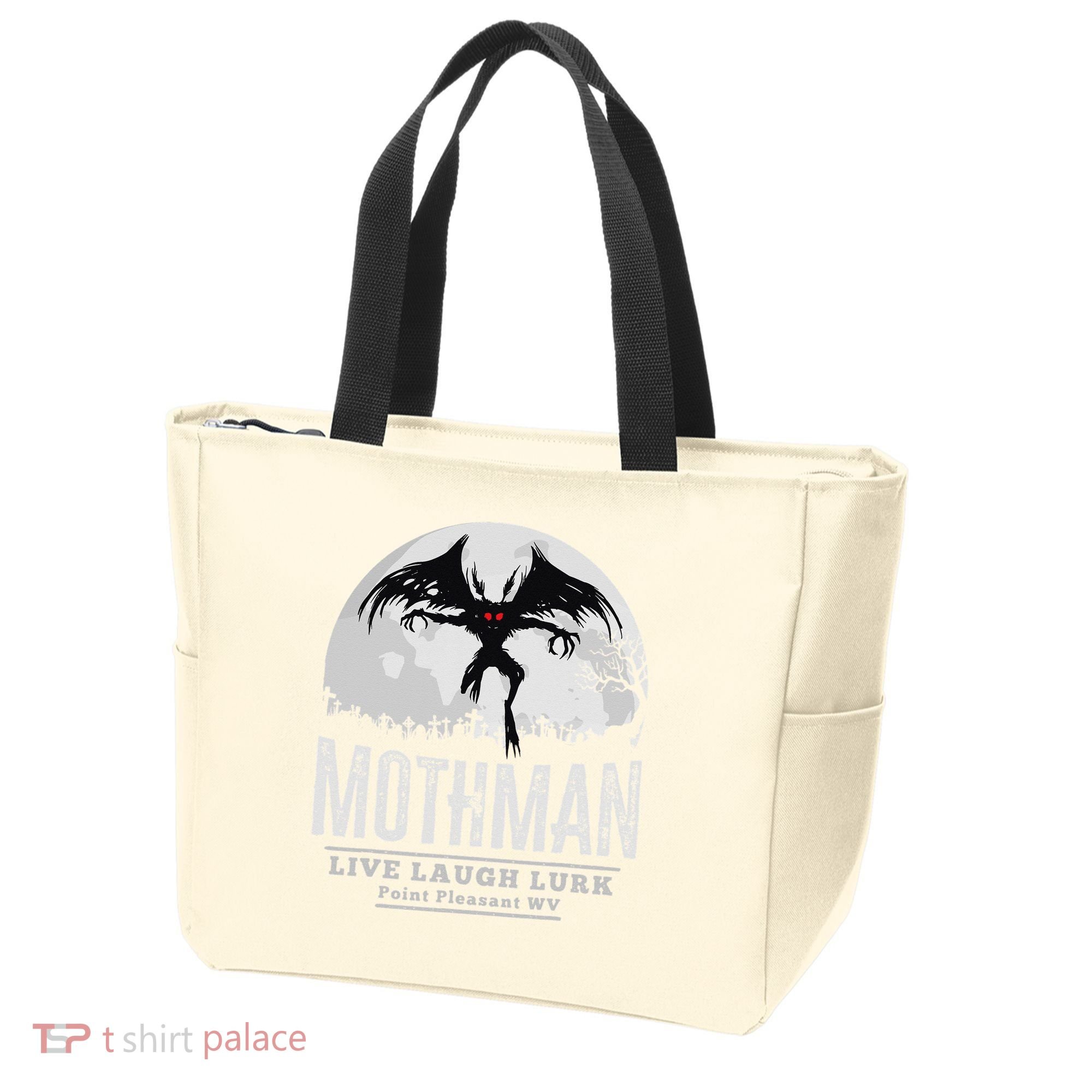 Mothman Cryptid Point Pleasant cryptozoology Halloween Tote Bag