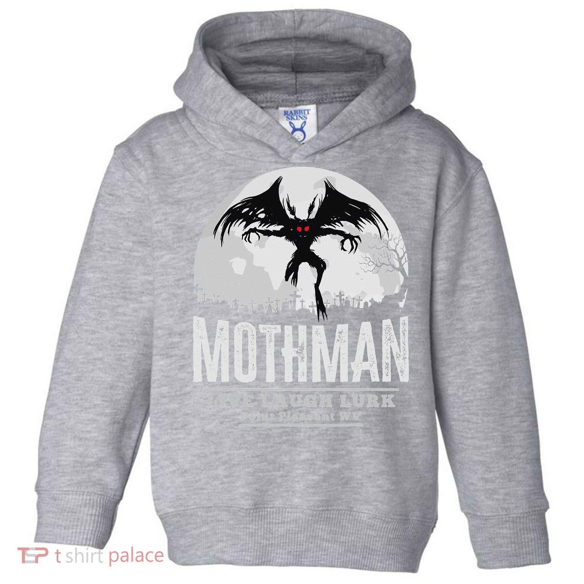 Mothman Cryptid Point Pleasant cryptozoology Halloween Toddler Hoodie