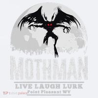 Mothman Cryptid Point Pleasant cryptozoology Halloween Sueded Cloud Jersey T-Shirt thumb 2