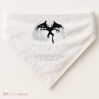 Mothman Cryptid Point Pleasant cryptozoology Halloween USA-Made Doggie Bandana thumb 0