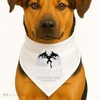 Mothman Cryptid Point Pleasant cryptozoology Halloween USA-Made Doggie Bandana thumb 1