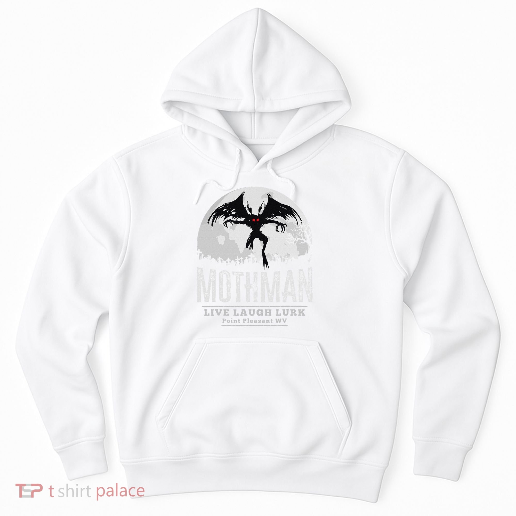 Mothman Cryptid Point Pleasant cryptozoology Halloween Hoodie