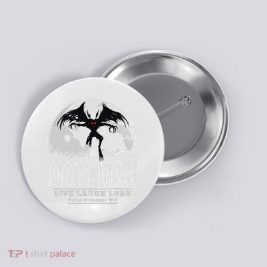 Mothman Cryptid Point Pleasant cryptozoology Halloween Button