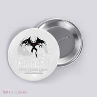 Mothman Cryptid Point Pleasant cryptozoology Halloween Button thumb 0