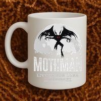 Mothman Cryptid Point Pleasant cryptozoology Halloween Coffee Mug thumb 2