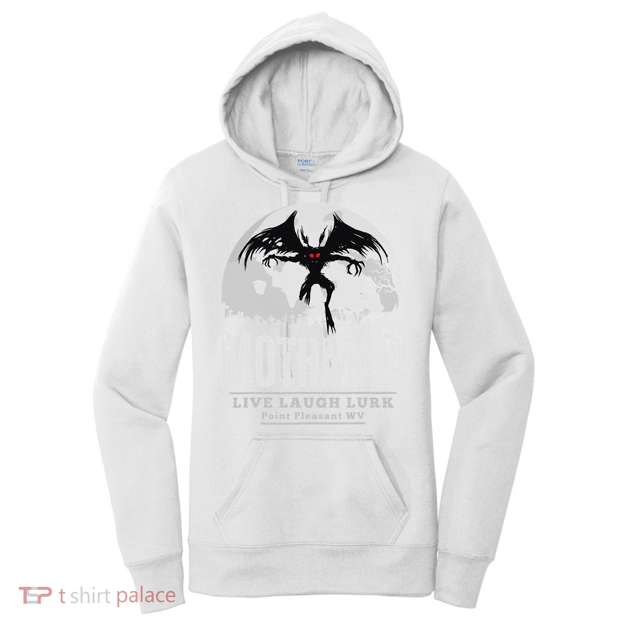 Mothman Cryptid Point Pleasant cryptozoology Halloween Women's Hoodie