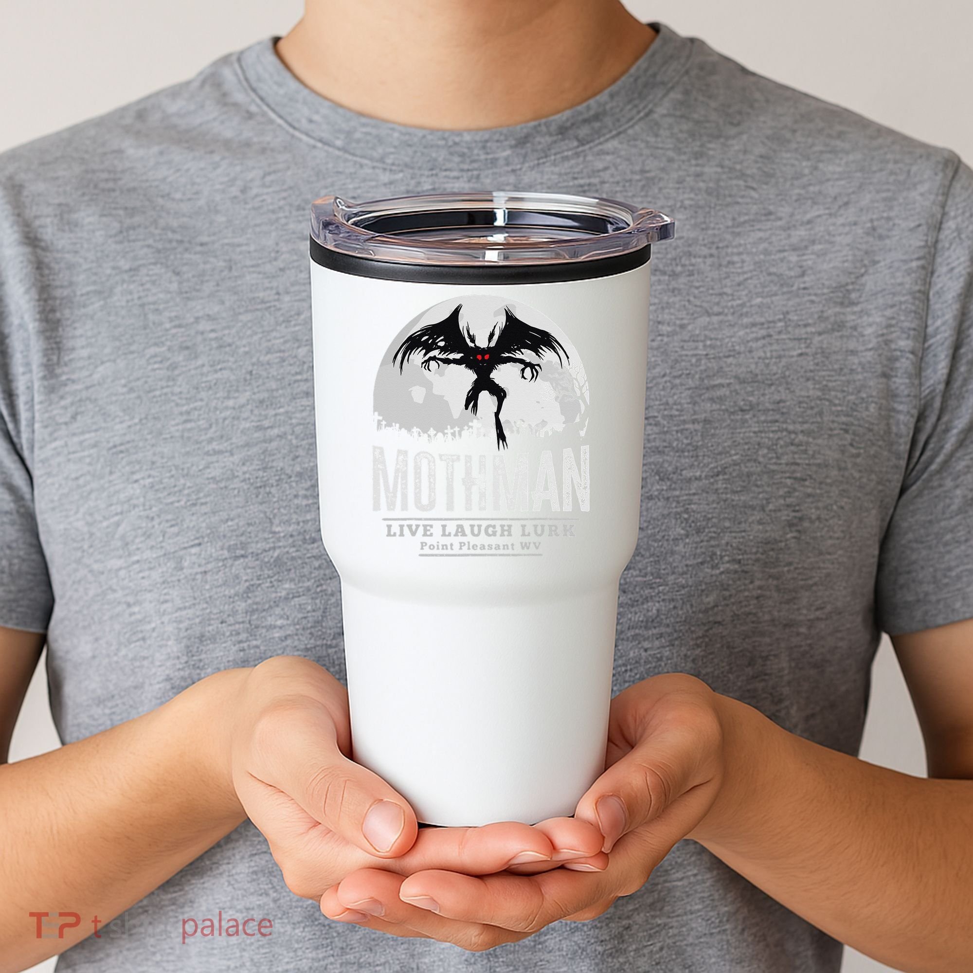 Mothman Cryptid Point Pleasant cryptozoology Halloween Tumbler