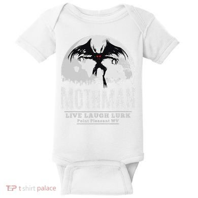 Mothman Cryptid Point Pleasant cryptozoology Halloween Baby Bodysuit
