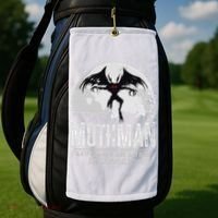 Mothman Cryptid Point Pleasant cryptozoology Halloween Golf Towel thumb 2