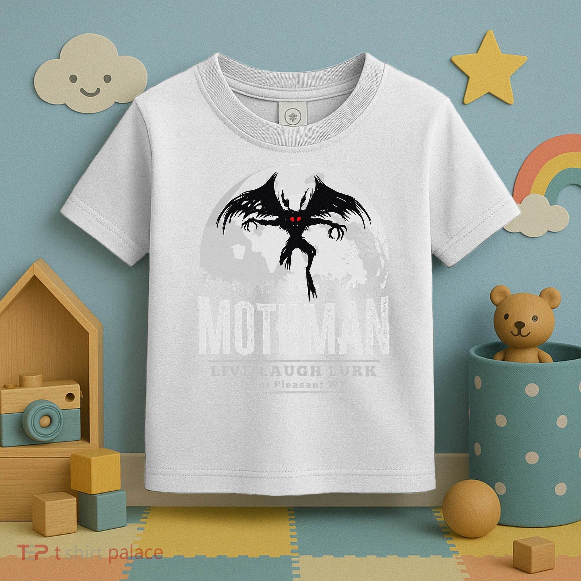 Mothman Cryptid Point Pleasant cryptozoology Halloween Toddler T-Shirt