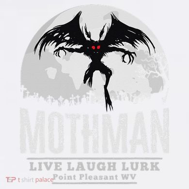 Mothman Cryptid Point Pleasant cryptozoology Halloween Women's V-Neck T-Shirt