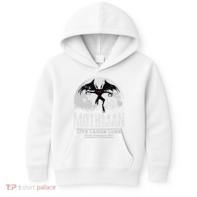 Mothman Cryptid Point Pleasant cryptozoology Halloween Kids Hoodie