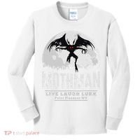 Mothman Cryptid Point Pleasant cryptozoology Halloween Kids Long Sleeve Shirt thumb 0