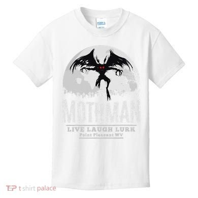 Mothman Cryptid Point Pleasant cryptozoology Halloween Kids T-Shirt
