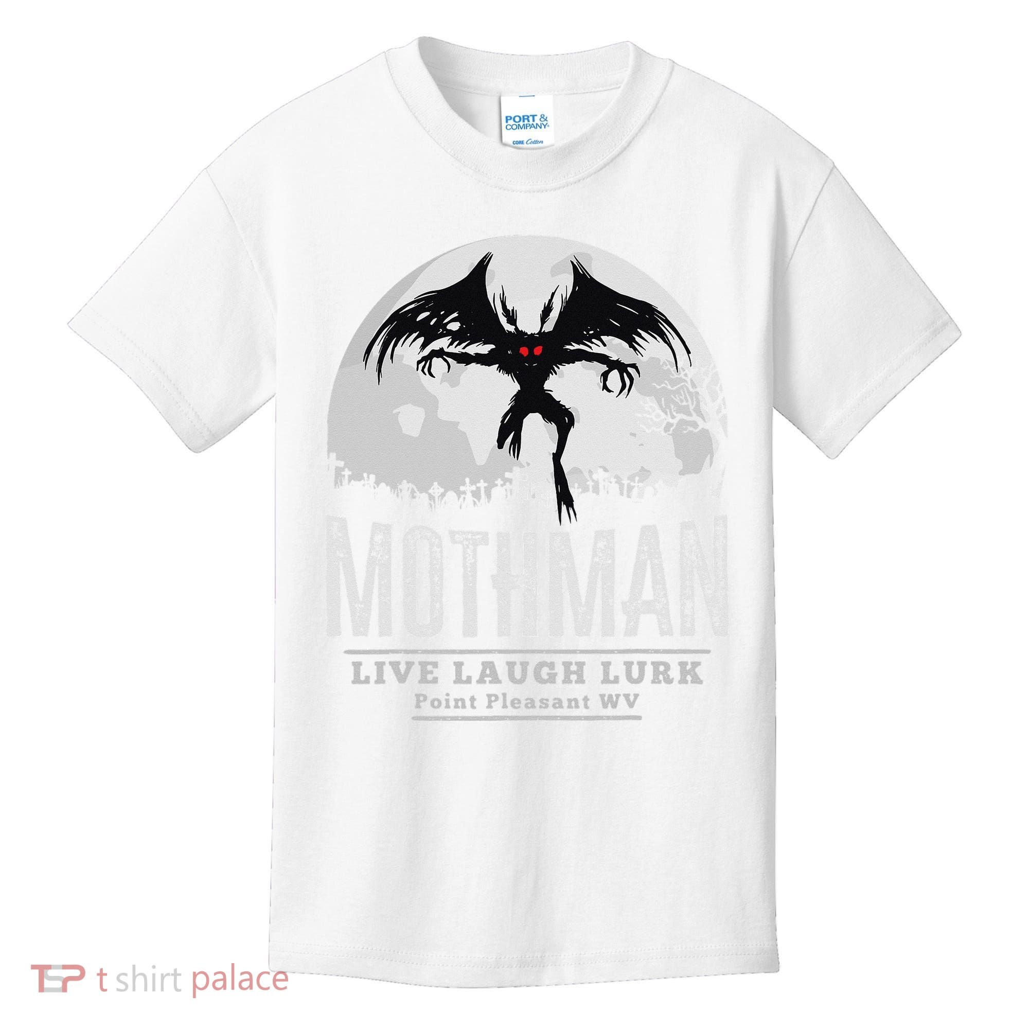 Mothman Cryptid Point Pleasant cryptozoology Halloween Kids T-Shirt