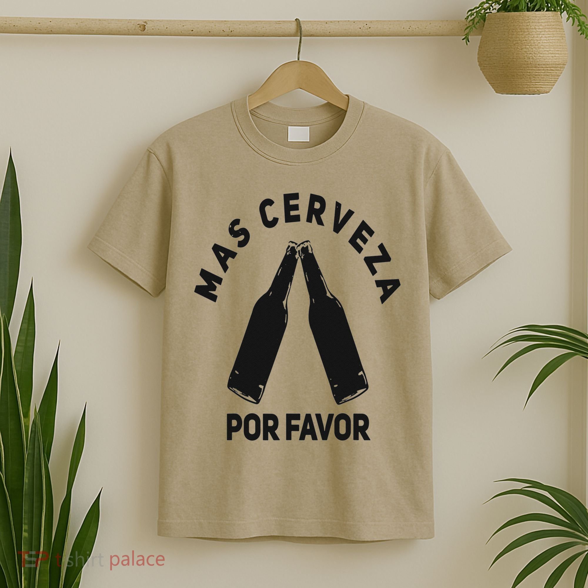 Mas Cerveza Por Favor Cinco De Mayo Fathers Day Beer T-Shirt