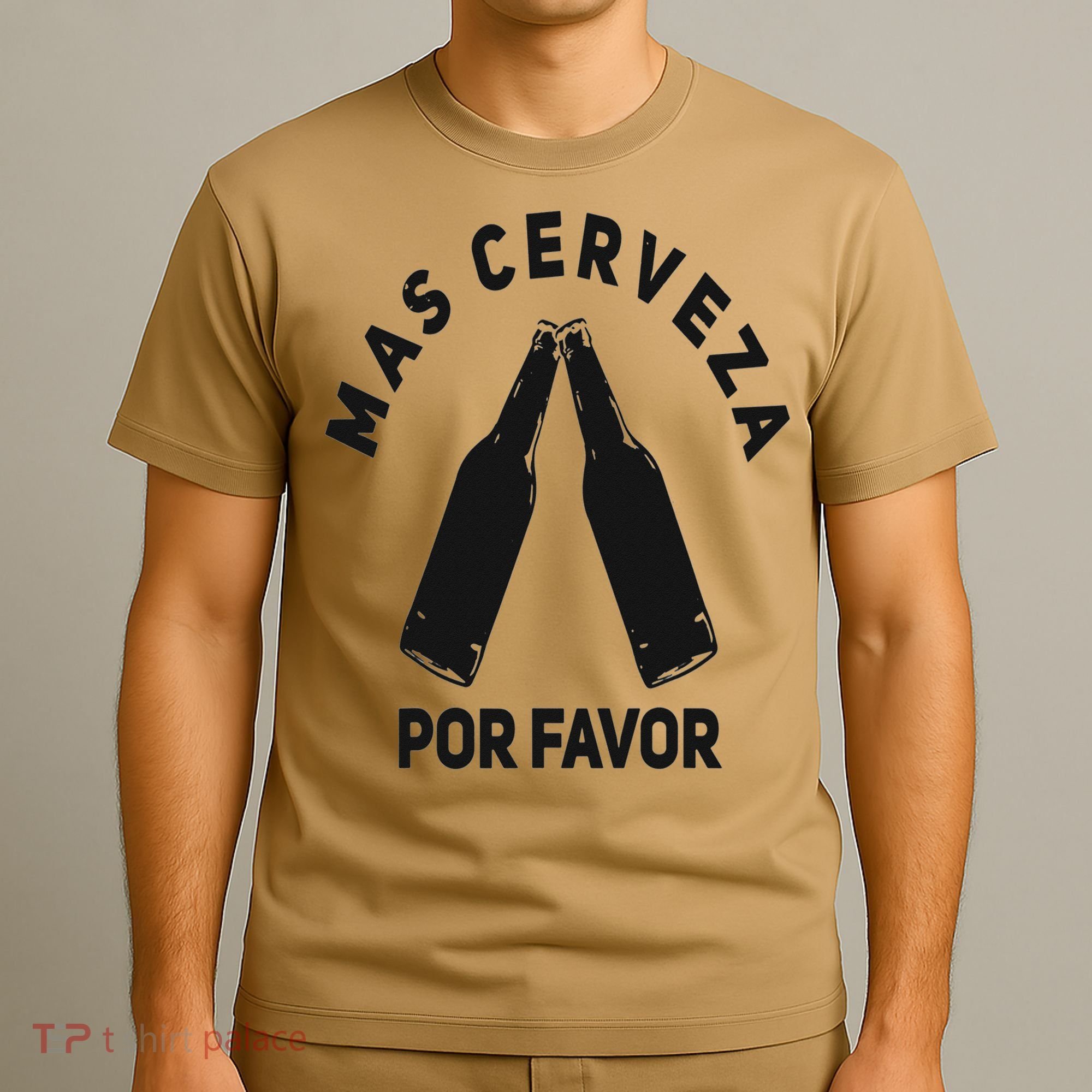 Mas Cerveza Por Favor Cinco De Mayo Fathers Day Beer T-Shirt