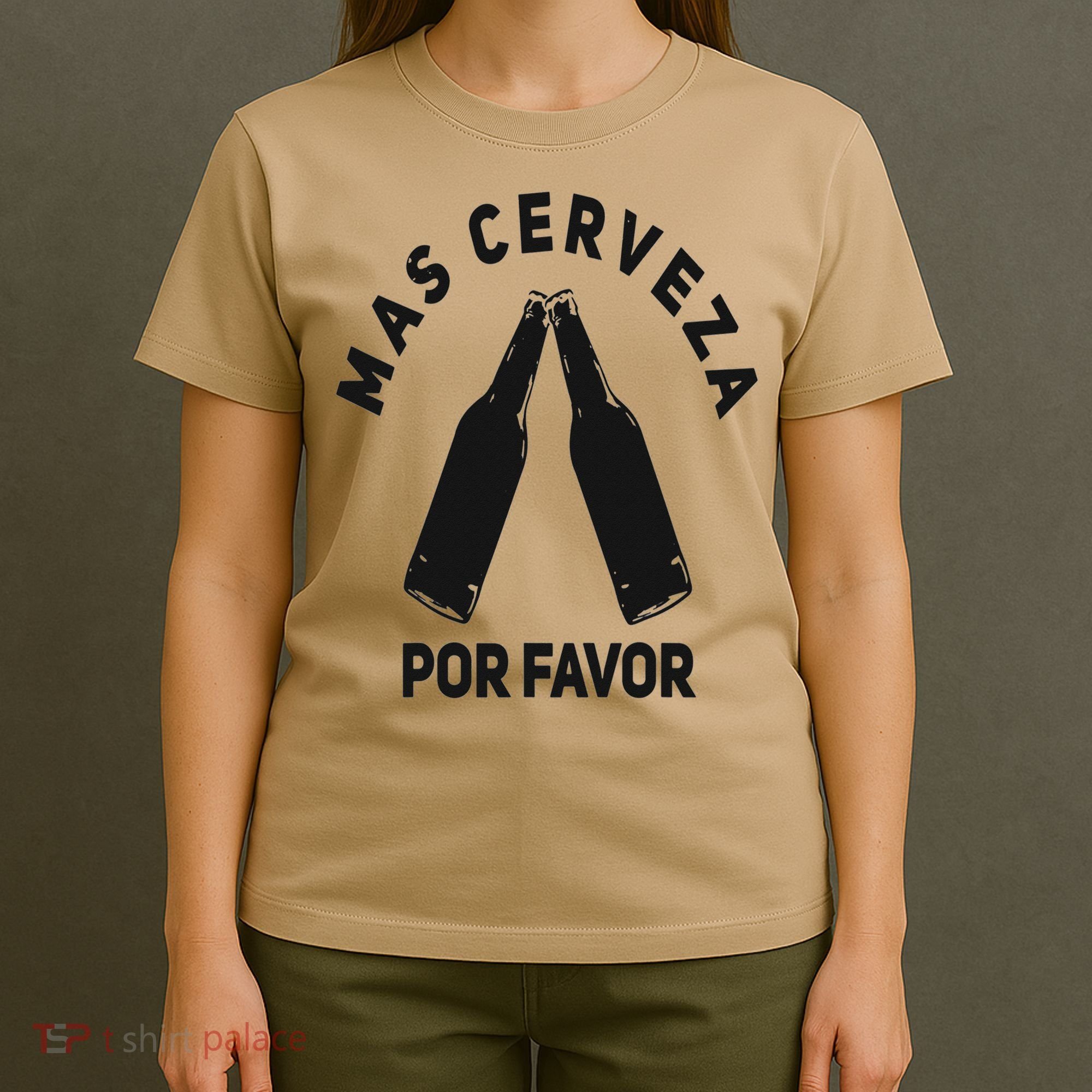 Mas Cerveza Por Favor Cinco De Mayo Fathers Day Beer T-Shirt