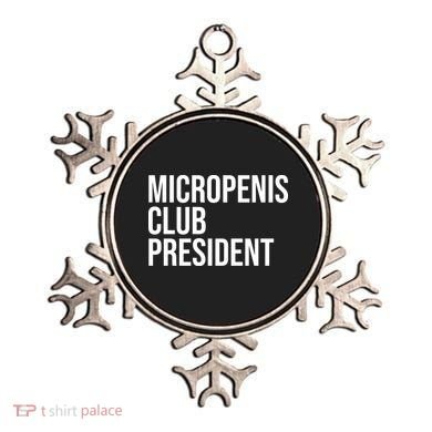 Micropenis Club President Funny Meme Sarcastic Stupid Cringe Ornament