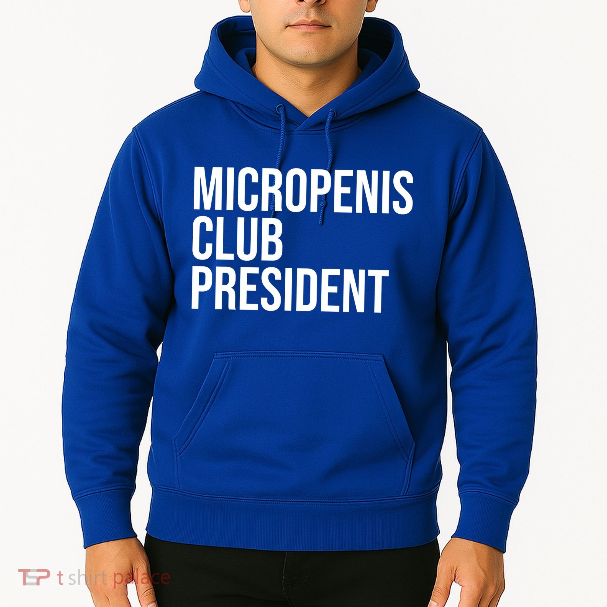 Micropenis Club President Funny Meme Sarcastic Stupid Cringe Hoodie