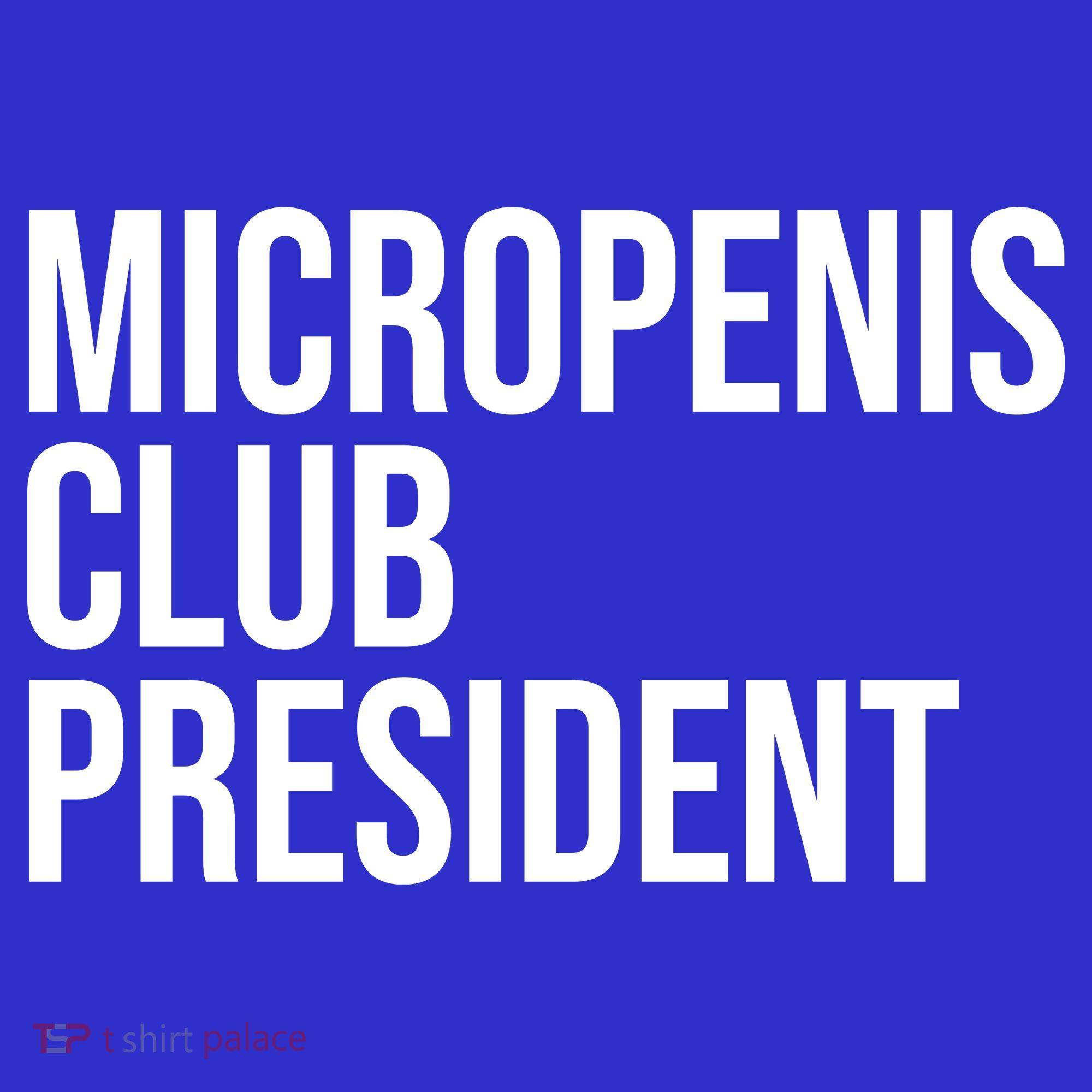 Micropenis Club President Funny Meme Sarcastic Stupid Cringe Apron