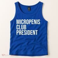Micropenis Club President Funny Meme Sarcastic Stupid Cringe Tank Top thumb 2