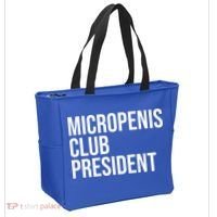 Micropenis Club President Funny Meme Sarcastic Stupid Cringe Tote Bag thumb 2