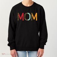 Mom Cheetah Print Cute Gift Women's Sweatshirt thumb 0