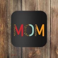Mom Cheetah Print Cute Gift Coaster thumb 0