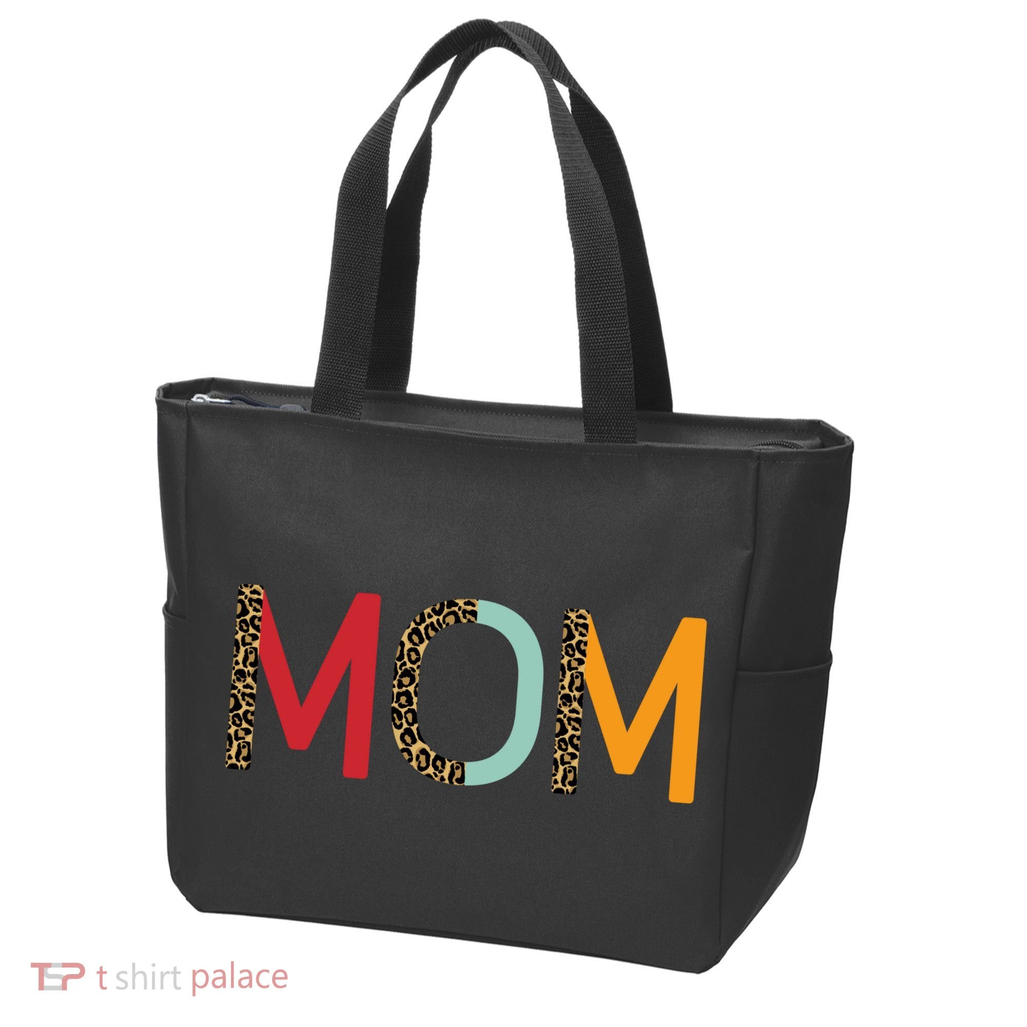 Mom Cheetah Print Cute Gift Tote Bag