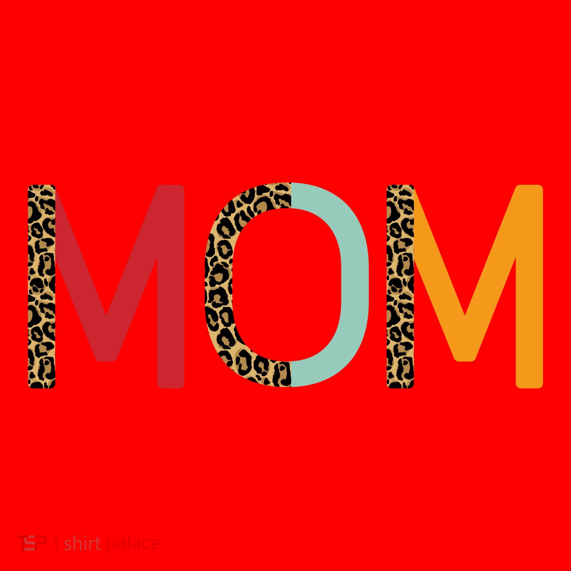 Mom Cheetah Print Cute Gift Santa Hat